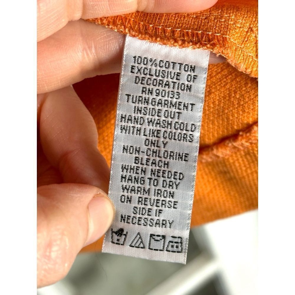 Bob Mackie Women’s Medium Orange Embroidered Front Tie Wearable Art Jacket - Picture 12 of 14
